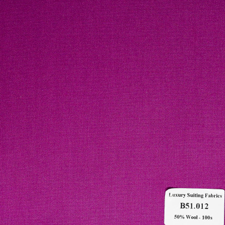 B51.012 Kevinlli V2 - Vải Suit 50% Wool - Hồng Trơn